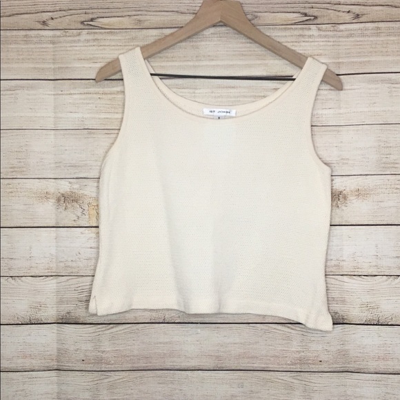 St. John Tops - St. John novelty knit tank 😍